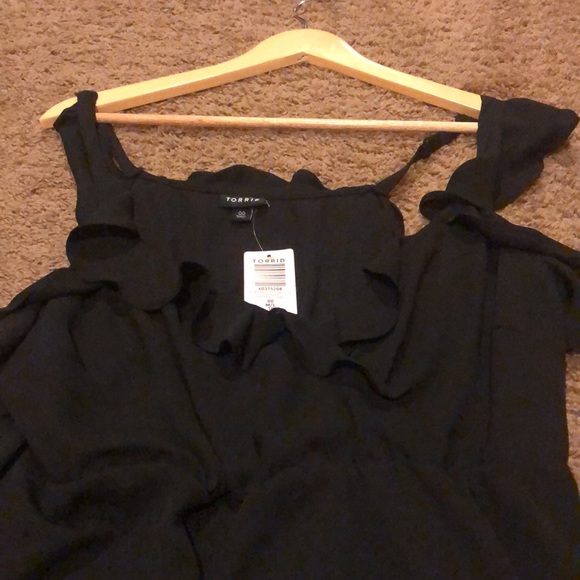 TORRID Georgette Ruffle Surplice Tank Top 👠 US M/L Torrid 00 - Picture 12 of 16